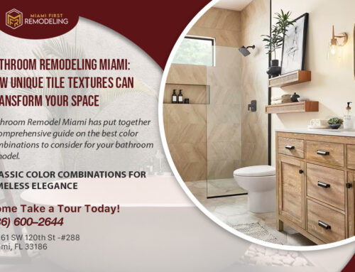 Bathroom Remodeling Miami: How Unique Tile Textures Can Transform Your Space