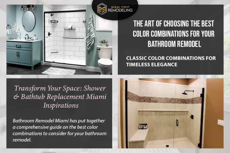Transform Your Space: Shower & Bathtub Replacement Miami Inspirations