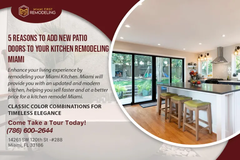 5 Reasons to Add New Patio Doors to Your Kitchen Remodeling Miami