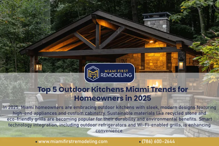 Top 5 Outdoor Kitchens Miami Trends for Homeowners in 2025
